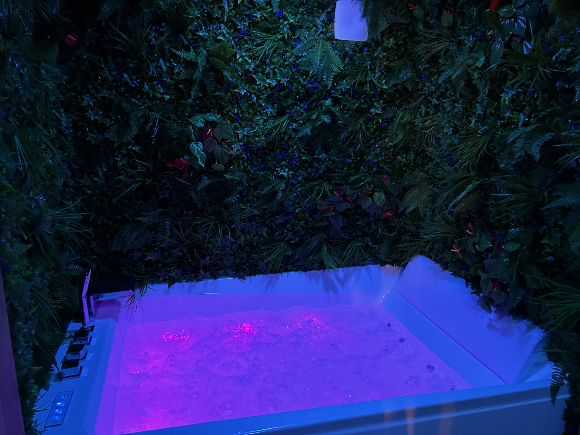 LA TROPICAL DIEPPE Jacuzzi privatif décoration tropicale